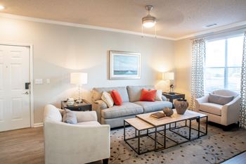 Model living room 